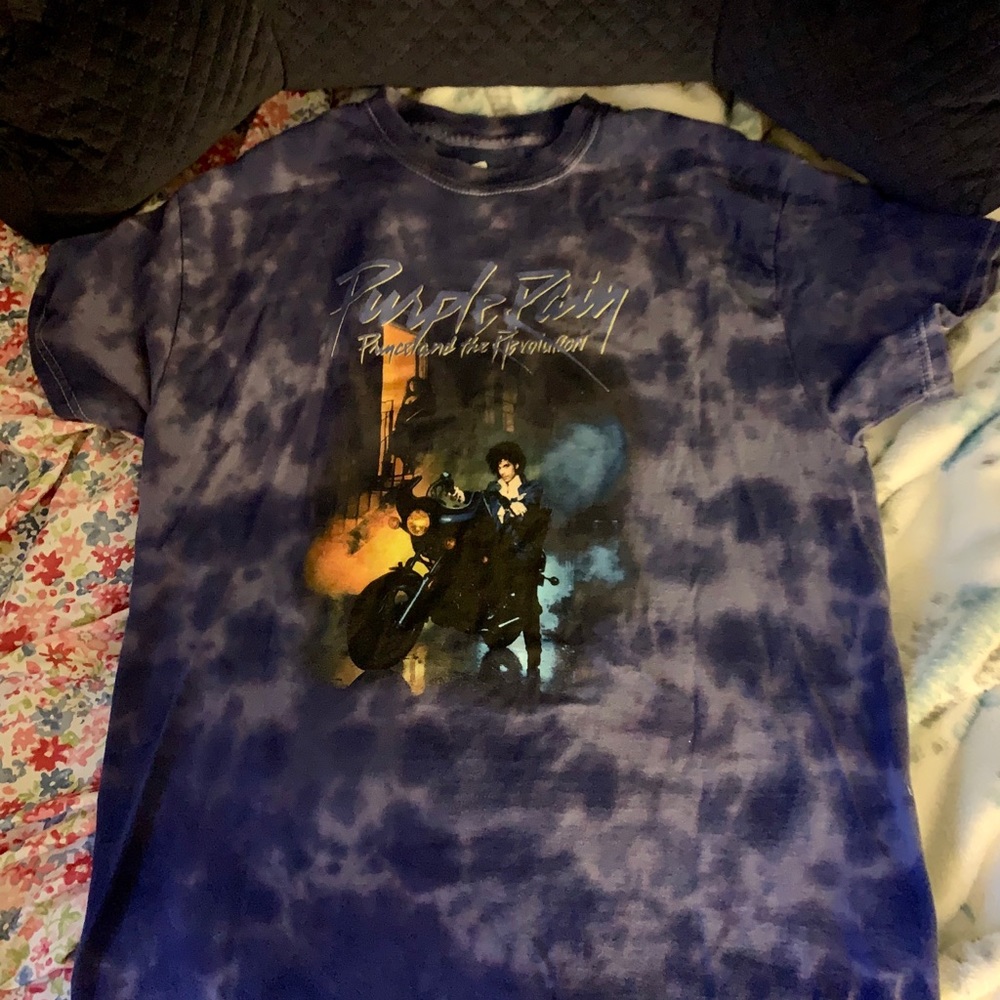 Prince purple rain graphic tee